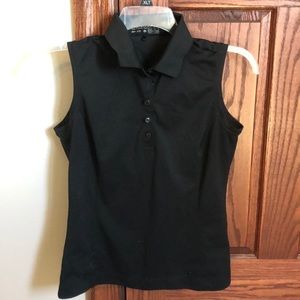 Nike collared sleveless golf shirt